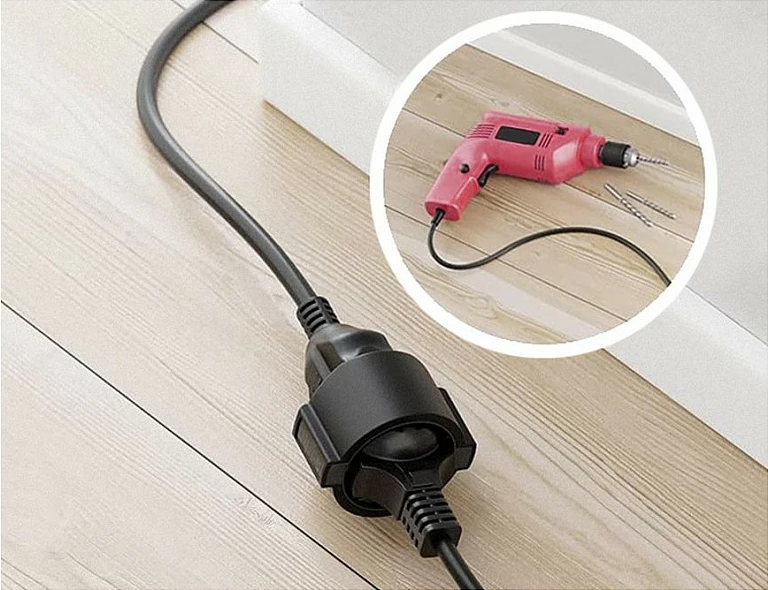Kabllo zgjatuese FABER-CASTELL 10m, 3 përçues, e zezë