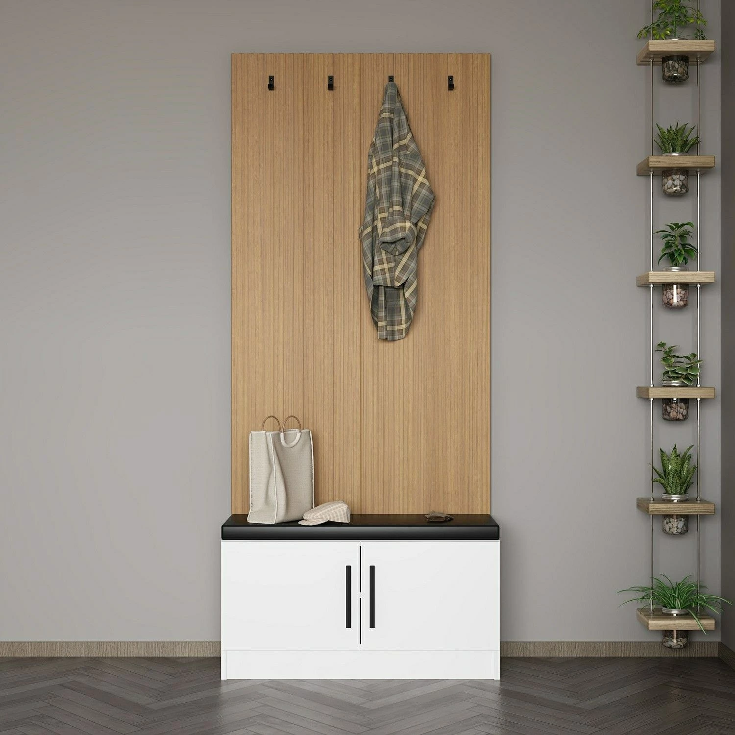 Stendë për korridor, ngjyrë e bardhë, Skye Decor, Noah - 8287