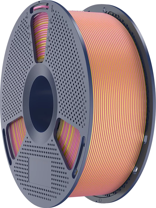 Filament 3D printimi Sunlu PLA+ Silk DC P Go, Dual Color Silk, rozë dhe ari