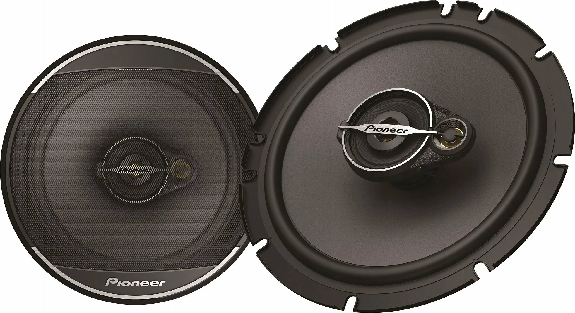 Altoparlantë për veturë Pioneer TS-A1671F 16.5 cm 3-way 70W RMS/320W max 4Ω, të zinj, set 2 copë