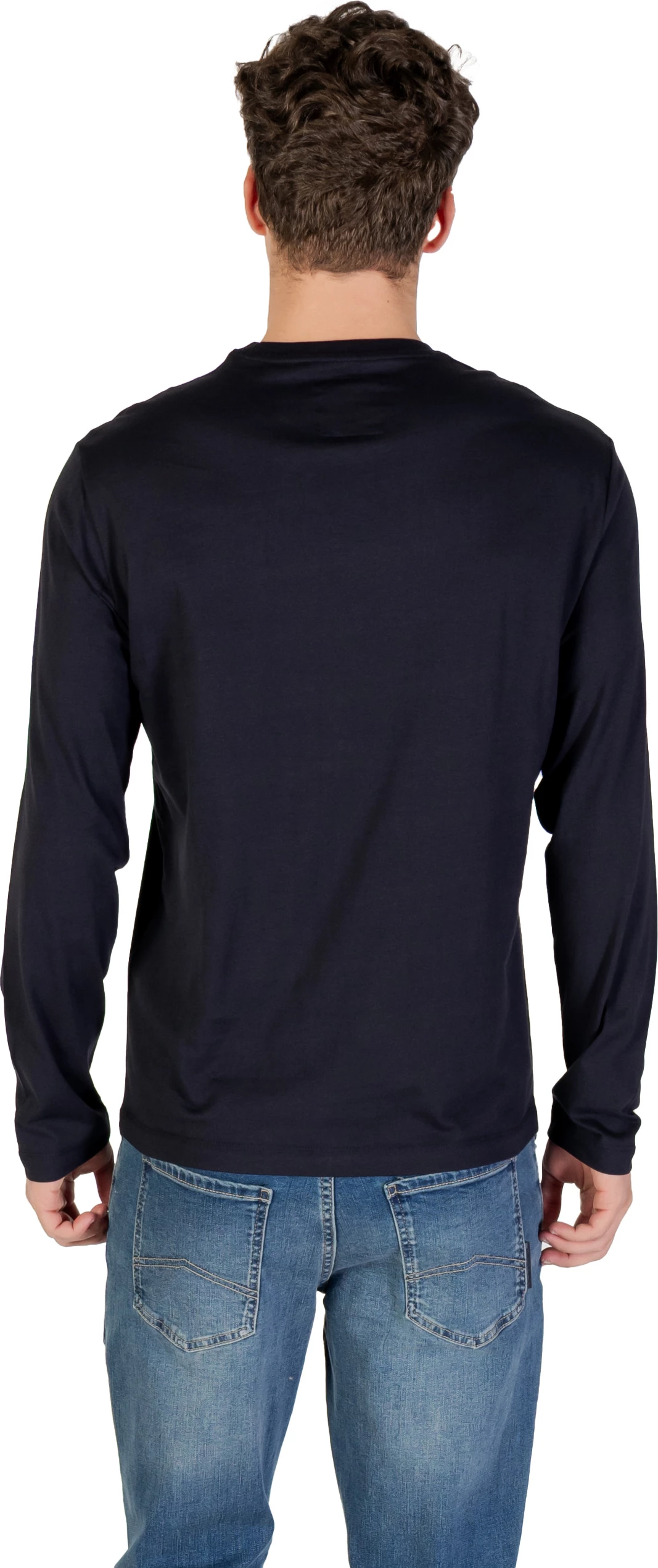 Maicë me mëngë të gjata për meshkuj Armani Exchange XM000364 AF12308, e kaltër e errët [Madhësia: XL]