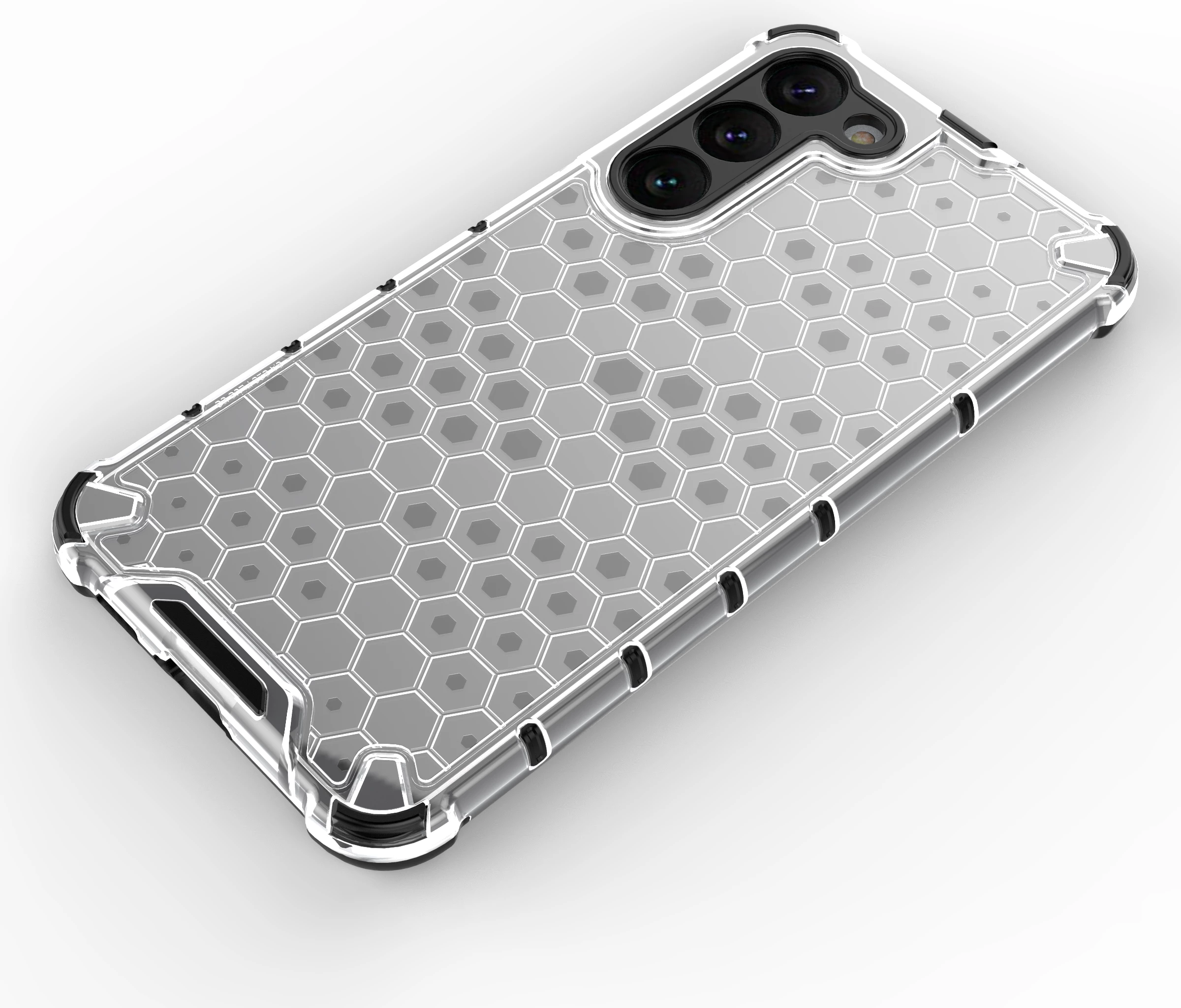 Mbështjellës Hurtel Honeycomb për Samsung Galaxy S23+, transparent