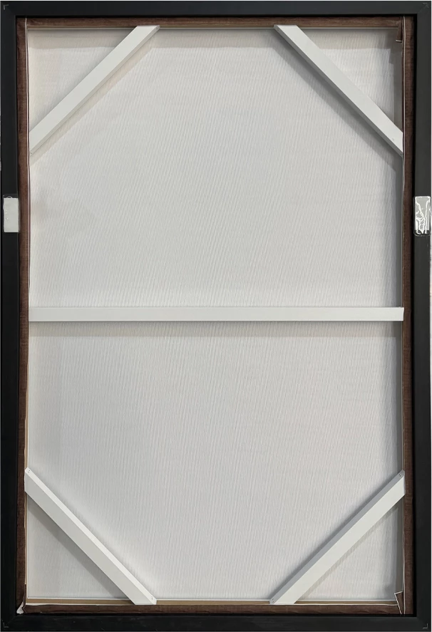 Pikturë dekorative PLOW, kornizë MDF, kanavacë, ngjyrë kafe e errët, 60x90x4cm