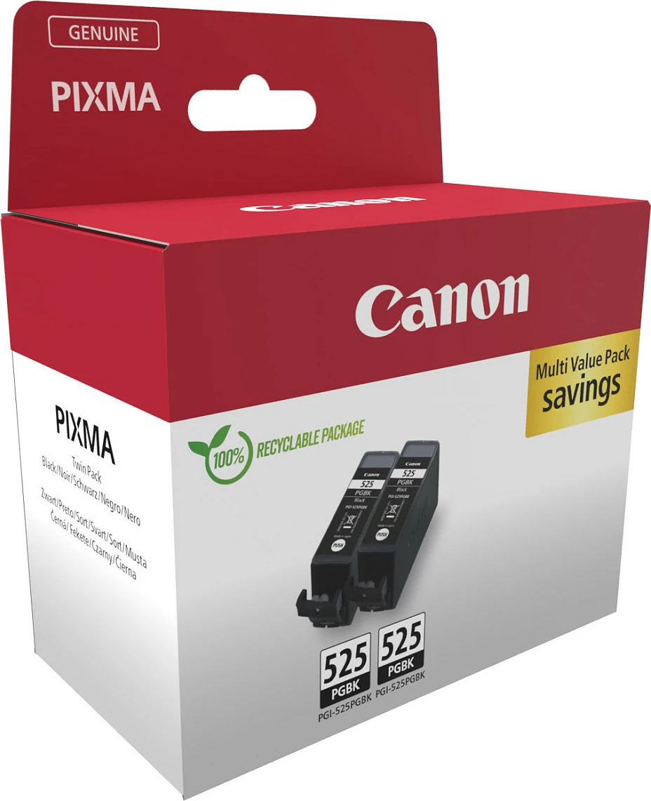 Patronë boje Canon PGI-525PGBK, twin pack 2 copë, e zezë
