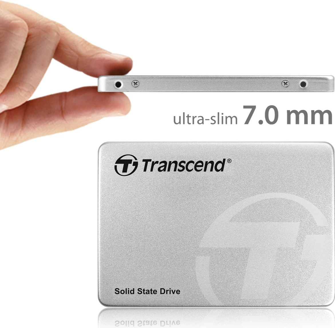 SSD Transcend SSD370S 32GB, 2.5 inç, SATA III, alumini, argjendtë