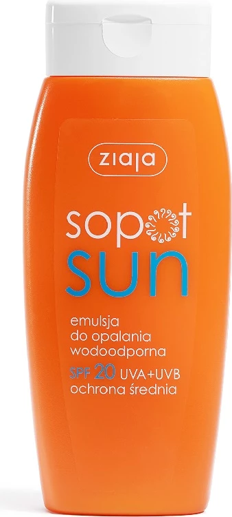 Losion për diell Ziaja Sopot Sun Waterproof SPF20, 150ml