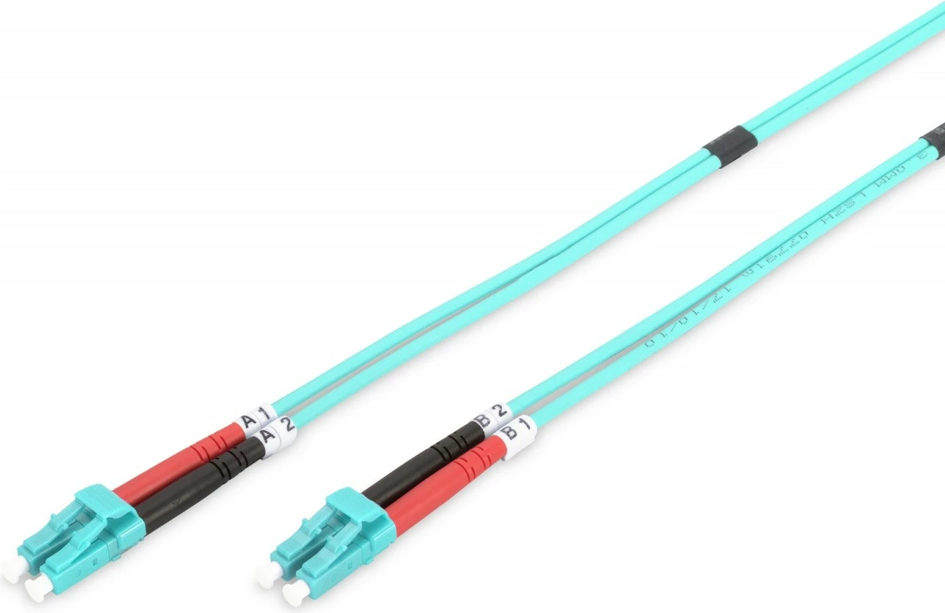 Kabllo optike Digitus DK-2533-05/3, LC-LC, 5m, Duplex, Turkuaz