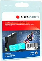 Kartrix boje AgfaPhoto APET048BD (Epson T0481 kompatibil), e zezë, pigment