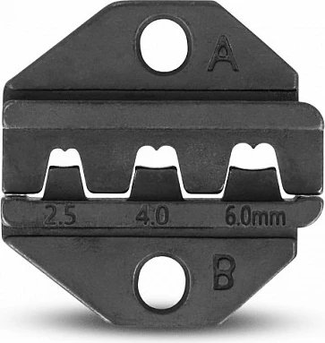 Insert profili presimi DeLOCK XIV për pinca krimpimi 90528/90527/90295/90546/90296, 2.5/4.0/6.0 mm, i zi