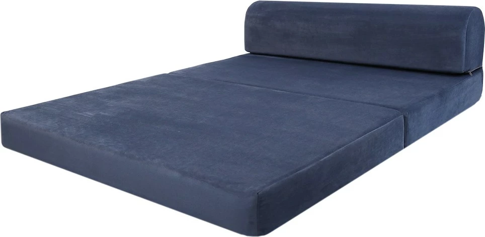 Divan-krevat dy vendësh, kadife blu, Atelier del Sofa, Magic