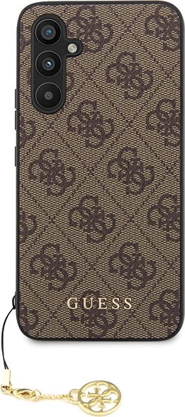 Mbështjellës Guess GUHCS23FEGF4GBR për Samsung Galaxy S23 FE, 4G Charms, kafe