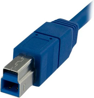 Kabllo USB 3.0 StarTech USB-A në USB-B, 1m, SuperSpeed, blu