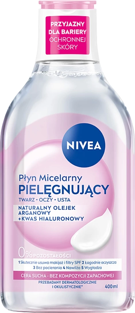 Ujë micelar për femra Nivea Caring Micellar Cleansing Water, 400ml