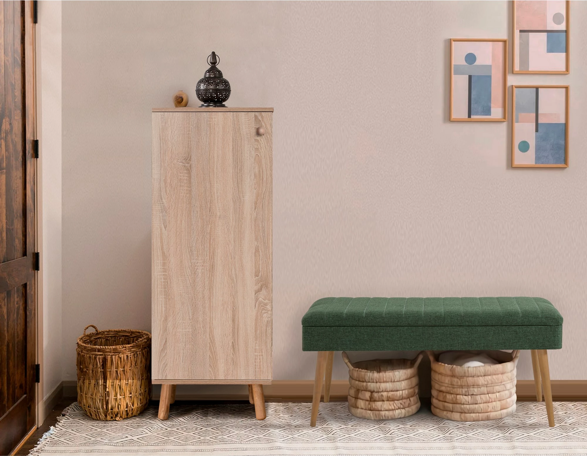 Set mobiljesh për korridor, Sonomo dhe e gjelbër, Skye Decor, 200-1070