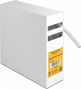 Tub termo-tkurrës DeLOCK 19934, 4.8 mm, 10 m, 2:1, transparent