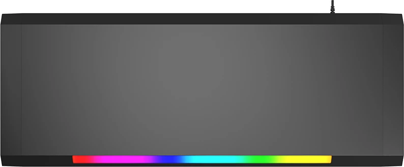 Stand monitori Marvo DZ-01 me RGB, 4x USB hub, 520×198×80 mm, i zi