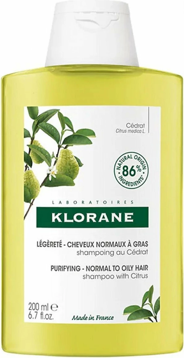 Shampon pastrues Klorane Purifying me ekstrakt agrumi unisex 200ml