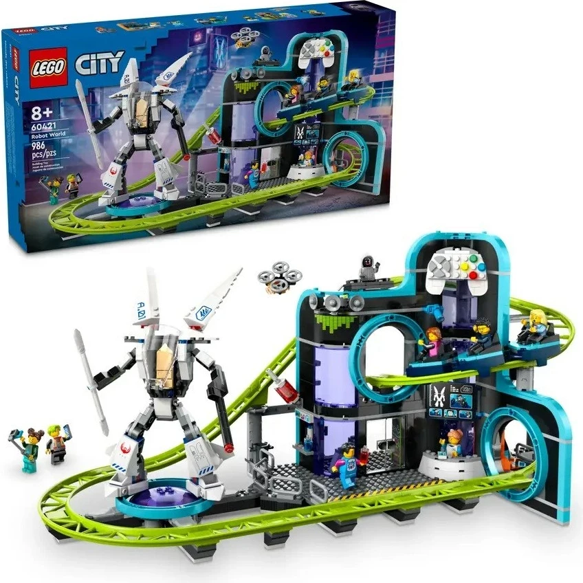 Lego City 60421 Robot World Roller-Coaster Park