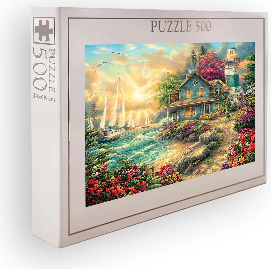 Puzzle 500 copë, Evila Originals, shumëngjyrësh, PZL_013_500