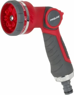 Pistoletë spërkatëse kopshti PROLINE Deluxe 99317, 8/9 mënyra spërkatjeje, kuqe/zi