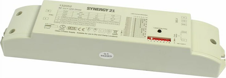 Kontroller/Driver LED Synergy21 EOS 05, 2-kanal, 24V 50W, i bardhë