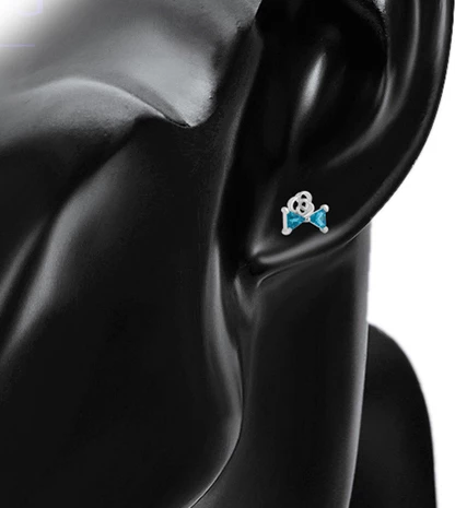 Vathë me dizajn modern të flakëruar në argjend VDMA002