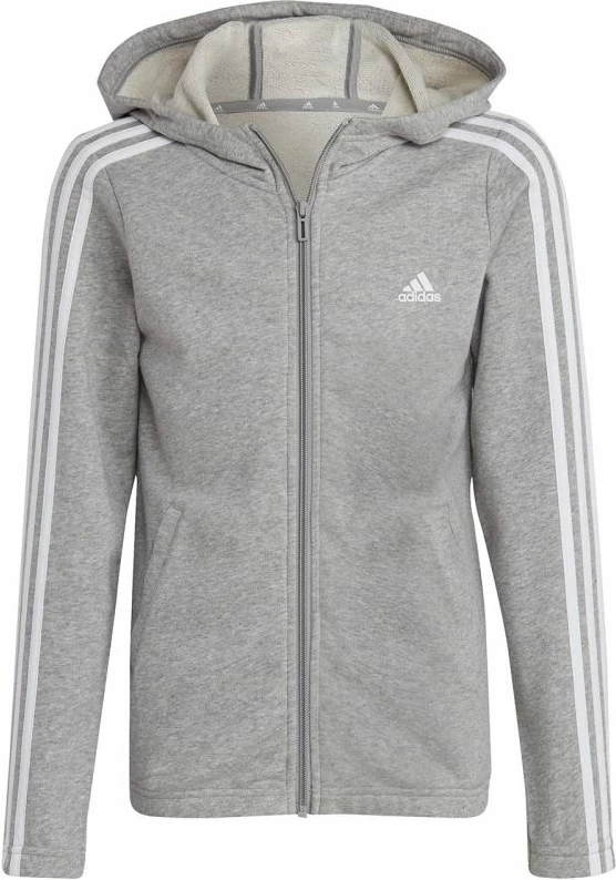 Duks me kapuç për fëmijë adidas, gri