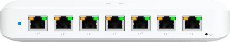 Switch Ubiquiti UniFi Switch Ultra 60W 8-port PoE+, i bardhë