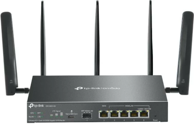 Router, TP-Link ER706W-4G 2.5Gbps 4G LTE Wi‑Fi me SFP, 4 antena