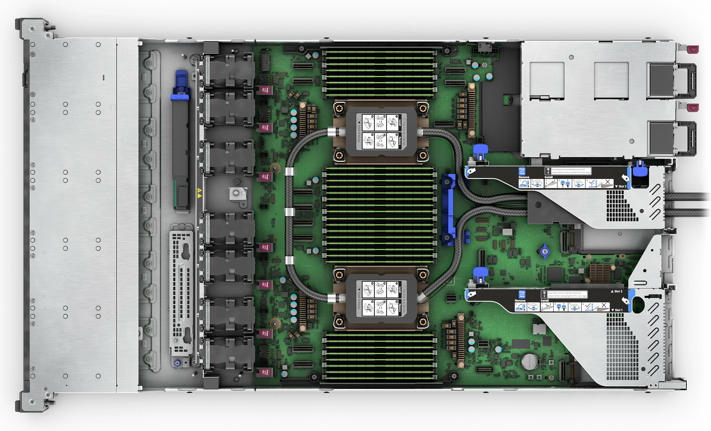 Server HPE ProLiant Compute DL360 Gen12 6515P, 16 bërthama, 64GB DDR5, 2x480GB SSD, Rack 1U