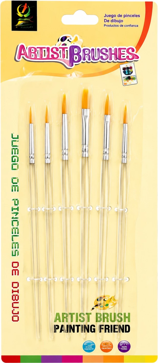 Set Furçash për Pikturë – 6 Copë (Artist Brushes)