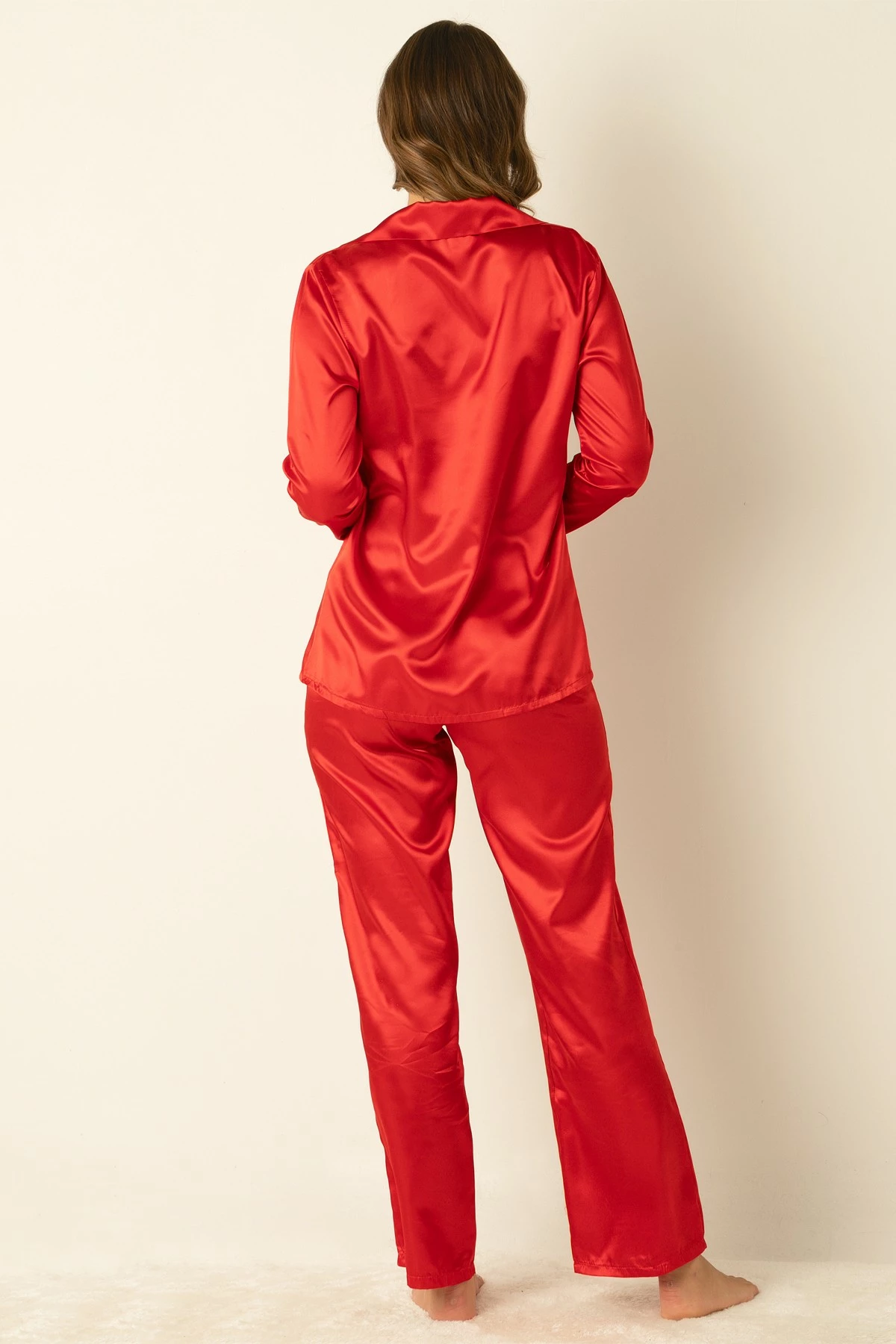 Set pizhamash për gra, Jumeon, 002-000905, e kuqe