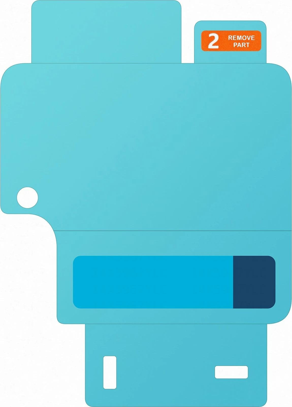 Mbështjellës ekran Samsung Galaxy Z Flip6, rezistent ndaj goditjeve dhe gërvishtjeve, transparent