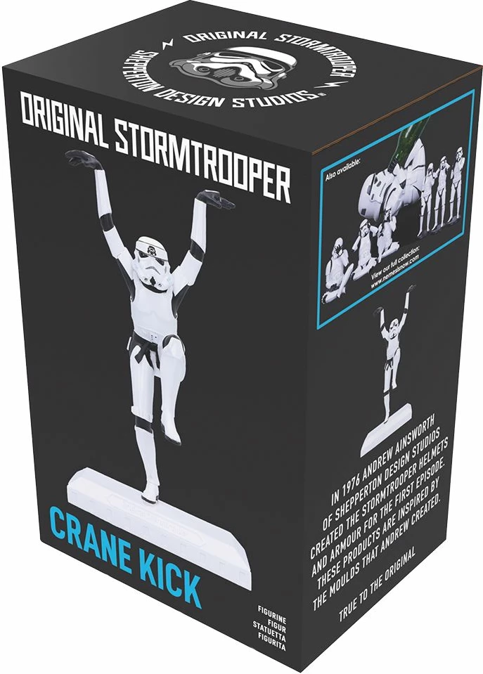 Figurinë koleksionuese NEMESIS NOW Stormtrooper Crane Kick 20.5 cm, e bardhë/zezë, me kuti dhurate