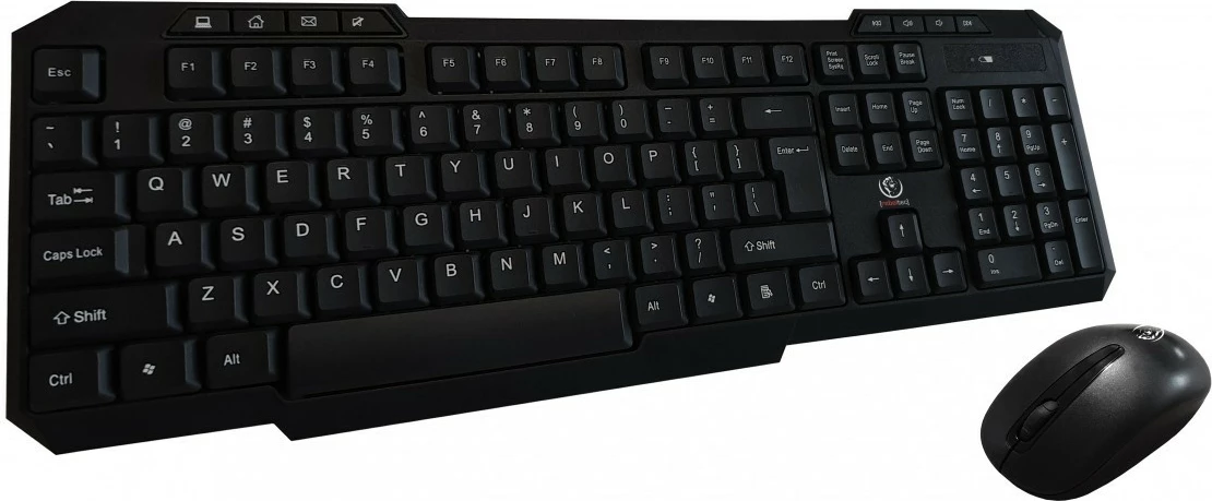 Set wireless tastierë + maus Rebeltec Vortex, CE+WEEE, i zi