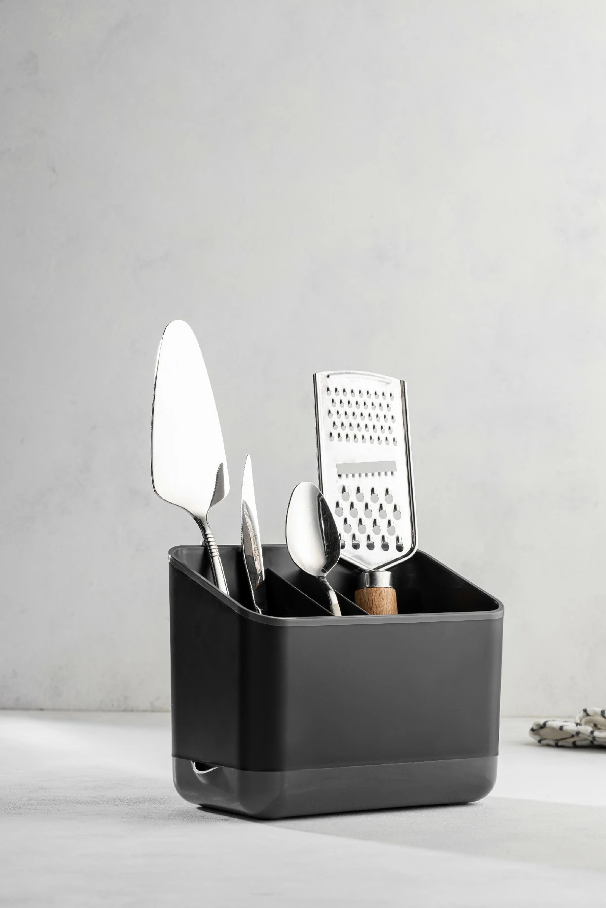Set organizues plastik, anthracite, 2 copë, 16.5x10x14cm