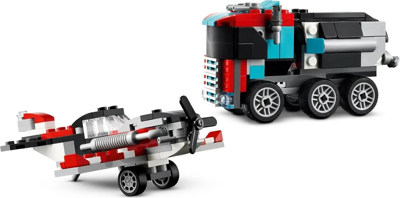 Lego Creator 3-in-1 31146 Kamion me helikopter, 270 pjesë