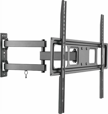 Mbajtës muri për TV EQUIP, 37"-70", krah i lëvizshëm 4 nyje, VESA 600x400, 35 kg, i zi
