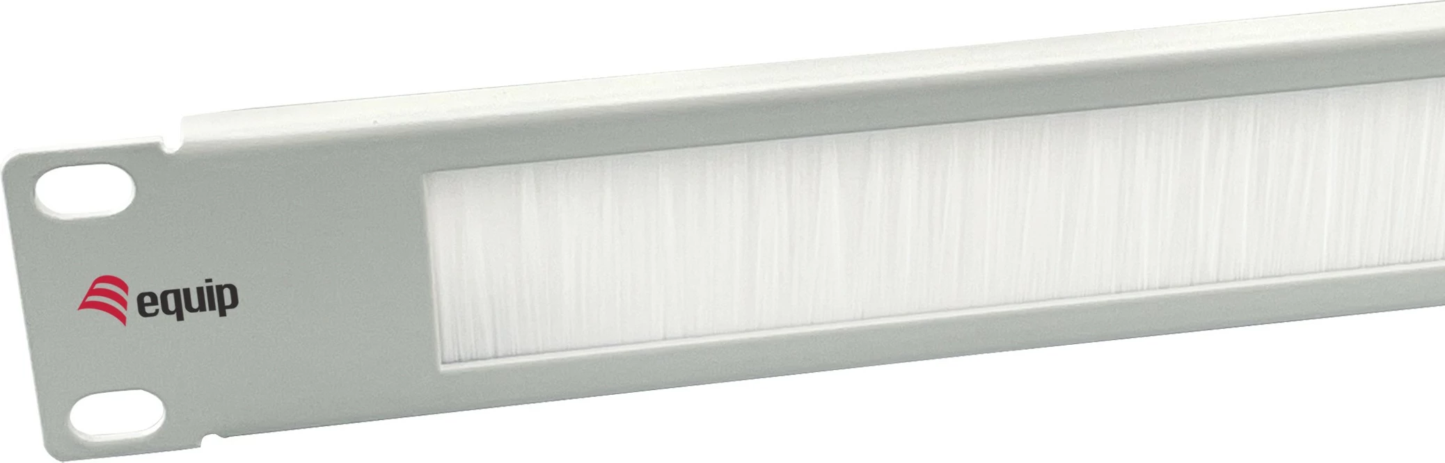 Aksesor kabineti rrjeti Equip 10" 1U, pllakë me furçë, gri e çelët