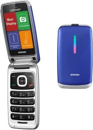 Celular Brondi Contender Blu Metal
