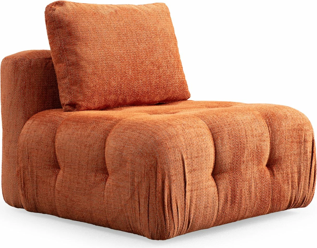 Divan treshe Amaris, portokalli, Atelier del Sofa