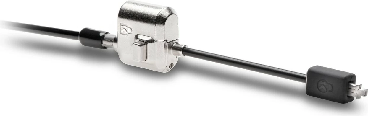 Kensington MiniSaver Lock, 1.8 m, çelës, çelik karboni, e zezë