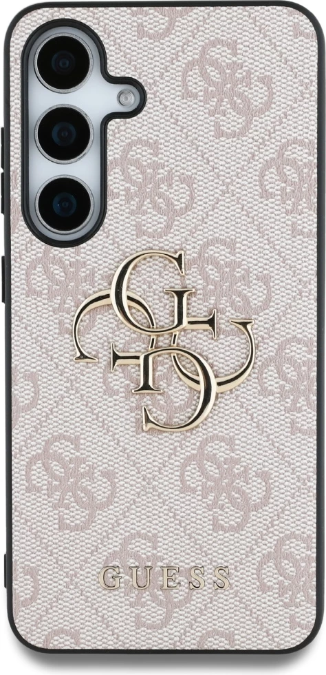 Mbështjellës Guess Big 4G Logo Classic Logo për Samsung Galaxy S25 Plus, Rozë