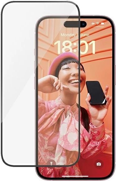 Xham i temperuar PanzerGlass Ultra-Wide Fit për iPhone 15