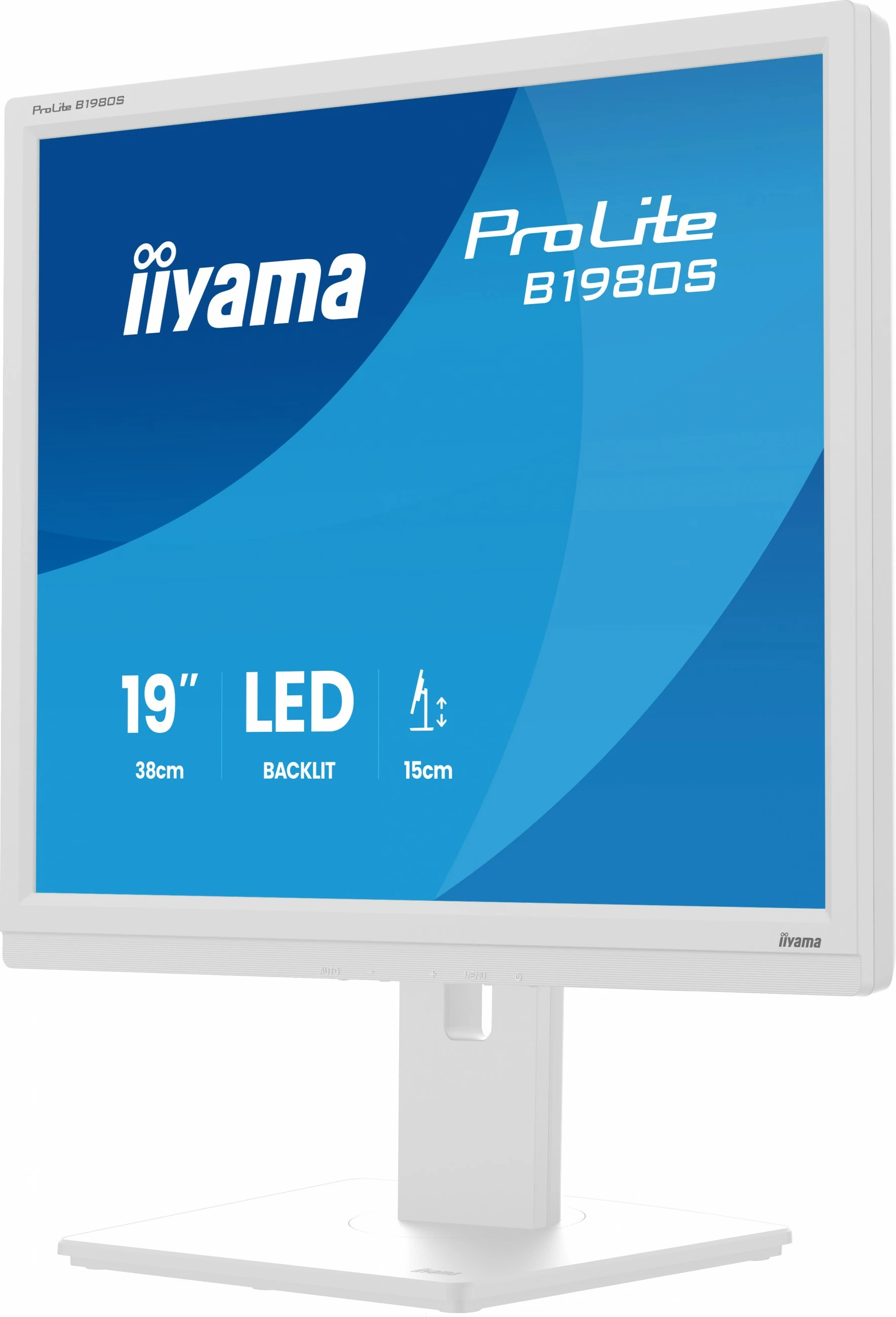 Monitor iiyama ProLite B1980S-W1, 19 inç, LED, 1280x1024, i bardhë
