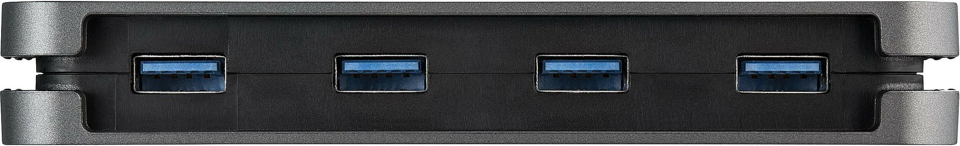 USB hub StarTech HB30AM4AB, 4x USB-A, USB 3.2 Gen 1 5Gbps, kabllo 28 cm, zi/hiri