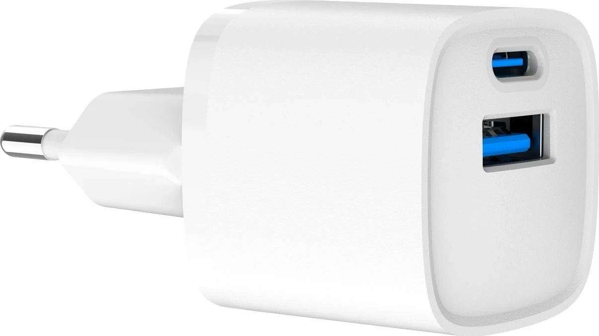 Mbushës rrjeti Gembird TA-UC-PDQC20-W-01, 20W, USB Type-C/USB 3.0, i bardhë