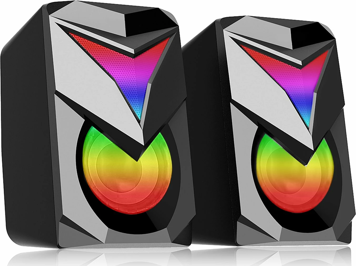 Altoparlantë për kompjuter Redragon Toccata GS700 (RED-GS700) 2.1 11W RMS RGB, të zeza