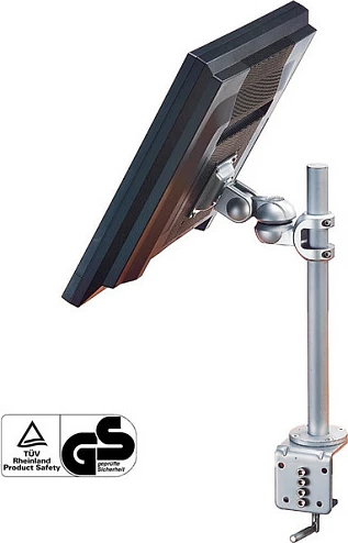 Krah monitori ROLINE Single LCD, kapëse tavoline, VESA 75x75/100x100, 12 kg, argjend