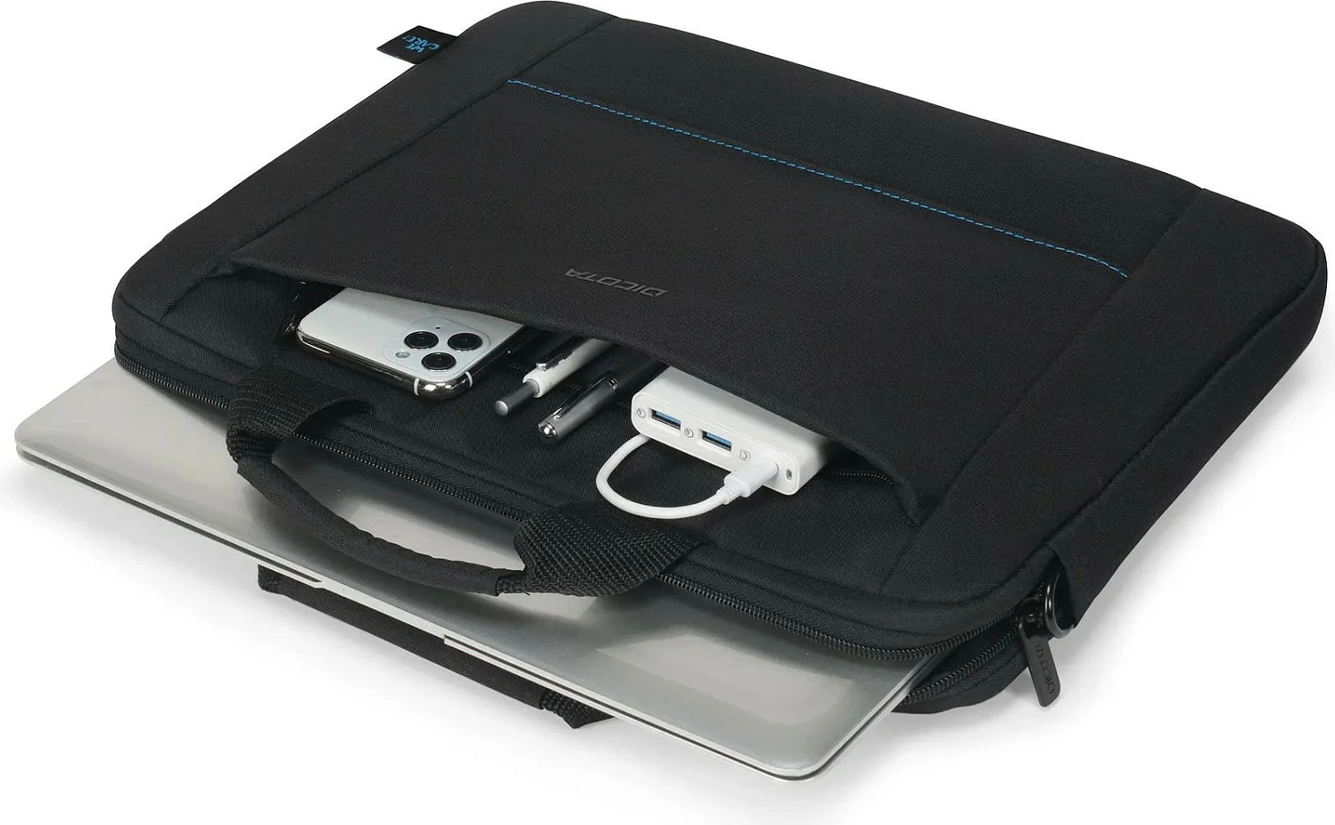 Çantë për laptop DICOTA D3250602 Slim Case TWO, 14", e zezë